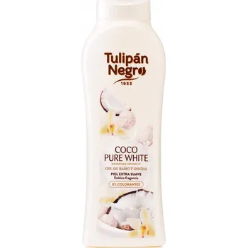 Koupelová kosmetika Tulipán Negro Coco Pure White Sprchový gel (650 ml)