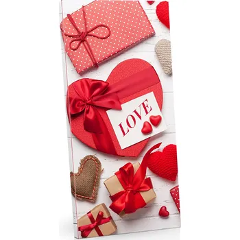 Čokoláda Selllot, s.r.o., K Hájům 34, 155 00 Praha 5 - Vyrobeno v EU LOVE srdíčka - Čokoláda mléčná 100g