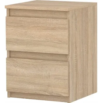 Noční stolek Noční stolek Stiv-Meble dub sonoma 2 zásuvky 40x40x53,5 cm