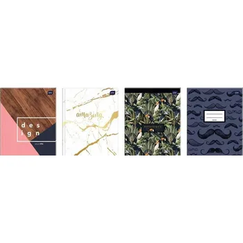 Sešit linkovaný A4 sešity v měkkém obalu školní bruliony A4 Interdruk 1 list