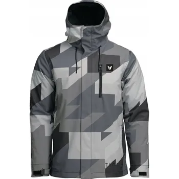 Moto bunda VODĚODOLNÁ BUNDA NA CROSS / ENDURO THOR BRAVE ŠEDO-ČERNÁ S