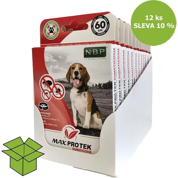 Obojek pro psa Max Protek repelentní fluorescenční obojek, pes 60 cm (12 ks) SLEVA 10 %