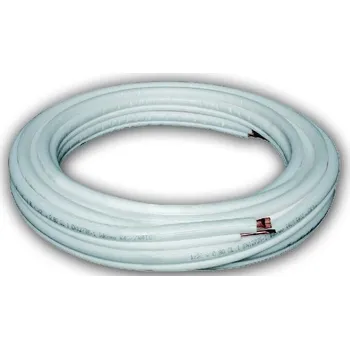 Vodovodní potrubí DUO CU trubka chladírenská opláštěná měkká 3/8"x0,8x5/8"x1 / 20m