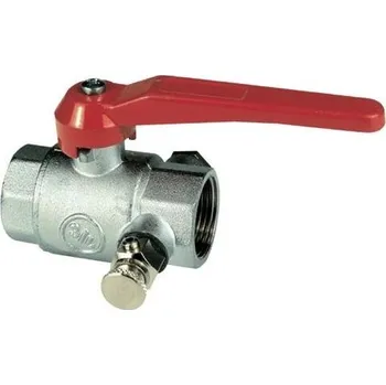 Vodovodní kohout kulový uzávěr voda s vypouštěním s páčkou 6/4" vnitřní/vnitřní závit