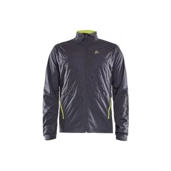 Cyklistická bunda CRAFT Storm Balance M šedá se žlutou 1908245-995618 M; Šedá bunda + DÁREK DLE VÝBĚRU!
