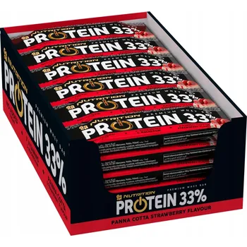 Proteinová tyčinka GO ON 33% Panna Cotta a jahoda 50g