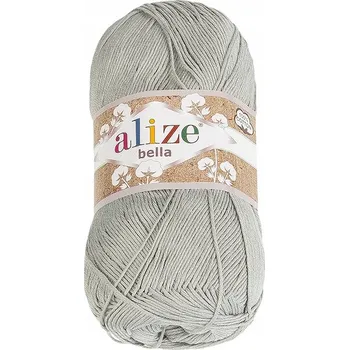 Příze Vlna Alize Bella šedá 360 m 100 g