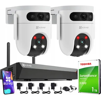 IP kamera WiFi Otočná Kamera 2 x 3Mpx Dual LENS H9C 3MP+3MP EZVIZ 2v1 Automatické Sledování