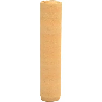 Stínící síť, písková barva, 1,5 x 25 m, HDPE, 150 g/m2