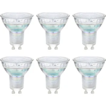 Stojací lampa Amazon Basics Professional LED reflektor GU10, 4,8 W (odpovídá 50 W), teplá bílá, stmívatelný (6