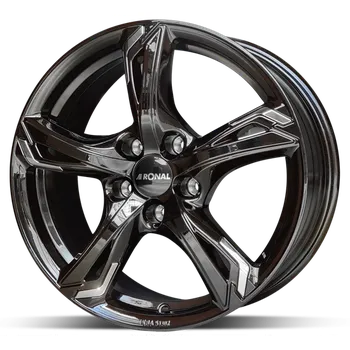 Disk Alu disk Ronal R62 JB Chrome 7,5x17 5x108 ET45 černý lesklý chromový