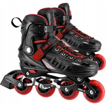 Kolečkové brusle NASTAVITELNÉ KOLEČKOVÉ BRUSLE CYPHER ČERVENÉ NA18811A NILS EXTREME VEL. 29-33