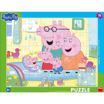 Puzzle 40 Peppa Pig Sourozenci deskové