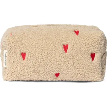 Kabelka STUDIO NOOS - Teddy Hearts POUCH - kabelka | Ecru Hearts