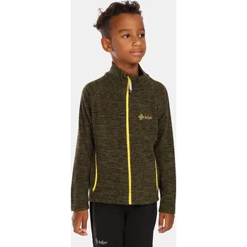 Chlapecká mikina Dětská fleecová mikina Kilpi Alacant-J zelená 158