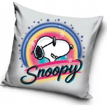 Povlak na dekorativní polštářek Povlak na polštáře 40 x 40 cm Carbotex Snoopy