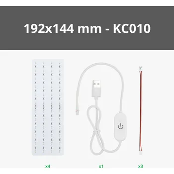Počítač Bambu Lab Lithophane LED Backlight Board Kit Typ: 192x144 mm (4PCS) - KC010