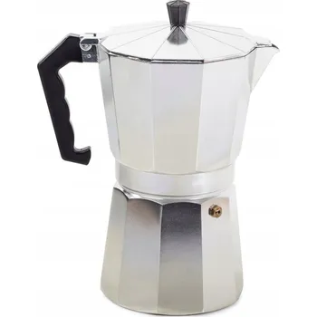Kávovar Moka konvička na kávu pro 12 šálků, 600 ml, hliníková, na plyn
