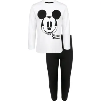 PYŽAMO MICKEY Erve 38286 bílo - černé Velikost: 92