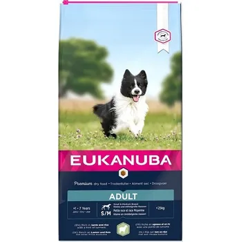 Krmivo pro psa Eukanuba Adult Small & Medium Breed Lamb 12 kg + Doprava zdarma