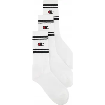 Champion Ponožky Champion Crew bílá velikost 39-42