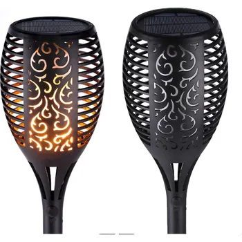 Napájecí zdroj pro osvětlení FOREVER Solární zahradní lampa Pochodeň, 1500 mAh, IP65 černá RTV100012