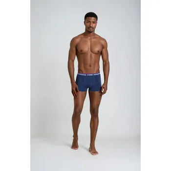 Pánské oblečení Boxerky Lucky 38843-MLC Sada 2 ks tmavě červeno-modré - Henderson XXL