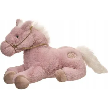 plyšák PLYŠOVÝ koník, NICO, růžový, 30 cm