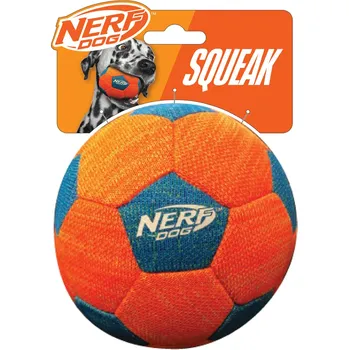 Hračka pro psa NERF DOG Hračka pro psy X-pletený pískací fotbalový míč 12,5 cm