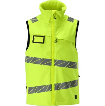 Pánská vesta MASCOT® Softshell vesta Hi-vis žlutá Velikost: L