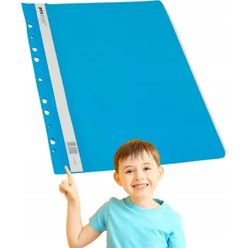 Šanon A4 tvrdý PVC s perforací modrý Penword