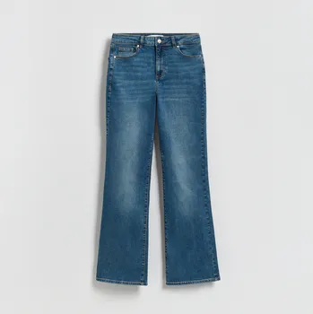 Dámské džíny Reserved - Džíny flare - modrá - 164IL-55J - 164IL-55J-36