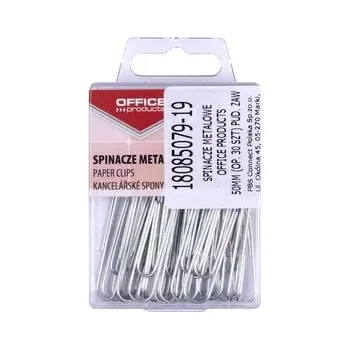 Set školních potřeb Spinacze metalowe srebrne 50mm 30szt