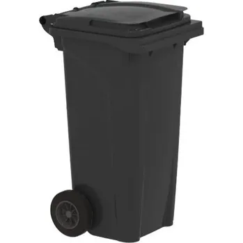 Železářství Plastik Gogic Popelnice plastová 120l s kolečky 120 l černá