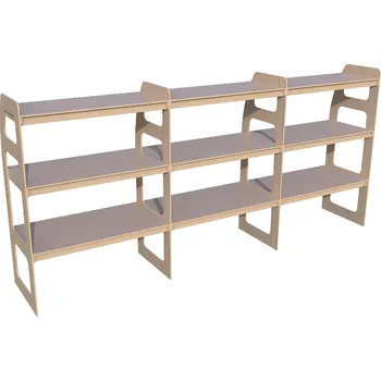 Zahradní domek Dřevěné regály pro Quick - jedna strana Délka: 3000 mm