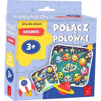 Puzzle Puzzle Kangur 12 dílků Spojte poloviny Vesmír 3+