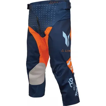 Moto oblečení Dětské motokrosové kalhoty THOR LAUNCHMODE FUTURA NAVY/ORANGE 28
