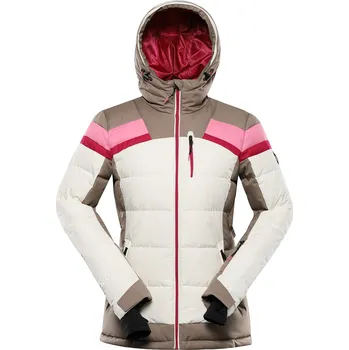 ALPINE PRO - FERERA DÁMSKÁ PÉŘOVÁ LYŽAŘSKÁ BUNDA S MEMBRÁNOU PTX