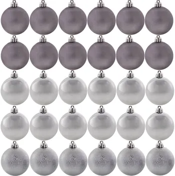 Vánoční dekorace NEROZBIJÍCÍ VÁNOČNÍ BAŇKY VÁNOČNÍ KOULE SADA VÁNOČNÍCH VÁNOČNÍ KOULE S KOULEMI NA STROMEČEK 30x
