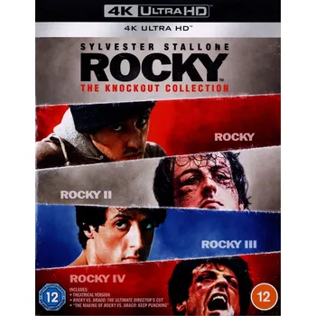 Blu-ray film Rocky the Knockout Collection Blu-ray 4K disk