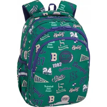 Školní batoh COOLPACK JERRY ŠKOLNÍ BATOH PRO MLÁDEŽ VÍCEKOMOROVÝ AMERICAN RETRO