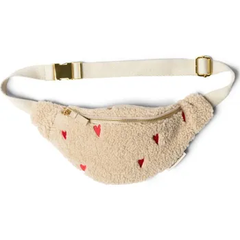Přebalovací taška STUDIO NOOS Teddy Hearts Mini Fanny Pack - kabelka l Ecru Hearts