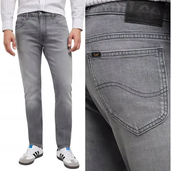 Dámské spodní prádlo Lee RIDER SLIM Worn In Mid Grey SLIM FIT ŠEDÉ DŽÍNY W30 L32