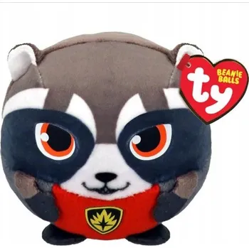 plyšák Plyšová Hračka Mýval Rocket Marvel Kula Puffies TY - 9 Cm