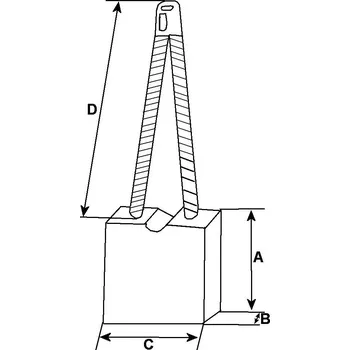 Startér Uhlíkový kartáč, startér HC-Cargo F 032BSX 964