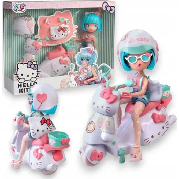 Panenka Sada Panenka PINK Hello Kitty Pretty Pink Scooter