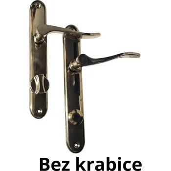 Dveřní kování Dveřní kování Rostex zlatá Siluet klika/klika/WC rosteč 90