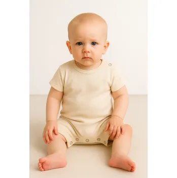 Kojenecký overall FARMERS® Dětský letní bambusový overal Barva: Přírodní neběle, Velikost: 98