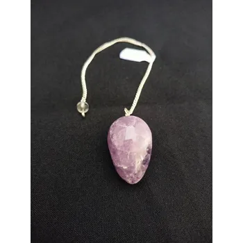 Řetízek Kyvadlo - Ametyst - kapka