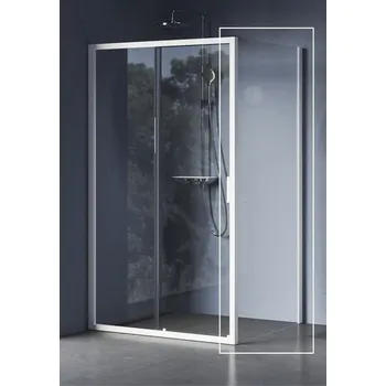 Ravak Blix II Boční stěna 80 cm, Transparent, bílá matná 9BM40E00Z1 NBLPS-80